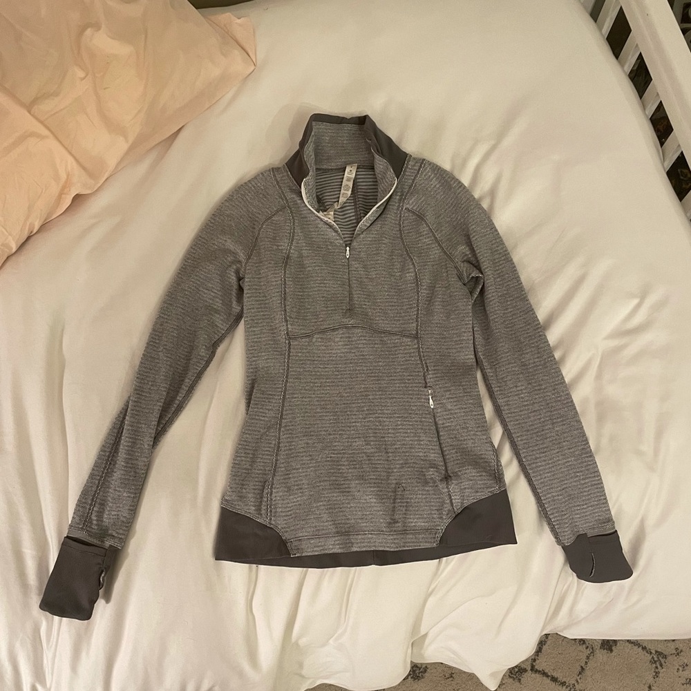 Grey Lululemon Quarter Zip
